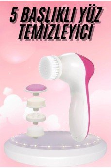 5 Başlıklı Titreşimli Cilt Temizleme Seti Canlandırıcı ve Onarıcı