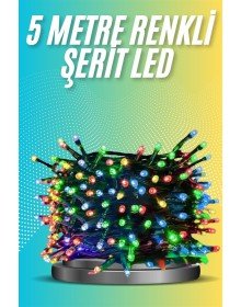 5 Metre Renkli Led Işık Her Ortama Uygun Dekoratif Aydınlatma