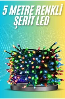 5 Metre Renkli Led Işık Her Ortama Uygun Dekoratif Aydınlatma