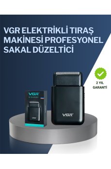 5 W Güçlü USB Şarjlı Sakal Şekillendirici – İki Başlıklı, Su Geçirmez Tasarım