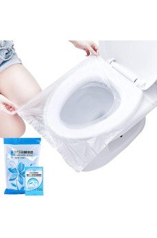 50 Adet Biyobozulur Klozet Kapağı Poşeti Seyahat Tipi Taşınabilir Klozet Kılıfı