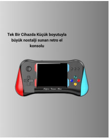 500 Retro Oyunlu Taşınabilir El Konsolu – X7M Modeli