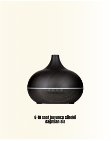 7 Renk Işıklı Ultrasonik Hava Difüzörü – Sessiz ve Güvenli Kullanım