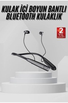 Boyun Askılı 100 Saat Kablosuz Kulaklık Göstergeli Bluetooth Kulaklık