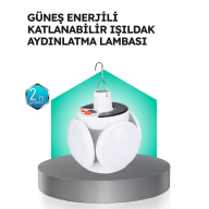 Pratik Katlanabilir Solar LED Aydınlatma Lambası