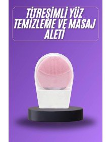 Titreşimli Yüz Masaj Aleti Titreşimli Makyaj Temizleme Cihazı