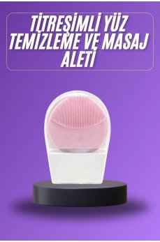 Titreşimli Yüz Masaj Aleti Titreşimli Makyaj Temizleme Cihazı
