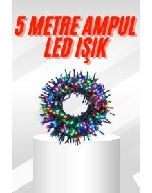 Karışık Renk Pilli Led Işık Çok Fonksiyonlu Enerji Tasarruflu 5 Metre