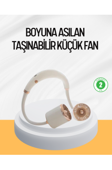 Katlanabilir Asılabilir Fan USB Şarjlı Hafif ve Sessiz Tasarım