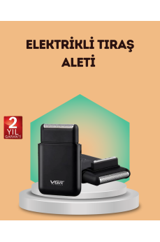 Çift Başlıklı Elektrikli Tıraş Makinesi | Suya Dayanıklı, Hafif ve Ergonomik