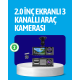 3 Kameralı Araç İçi Kayıt Cihazı  Suya ve Toza Dayanıklı Tasarım