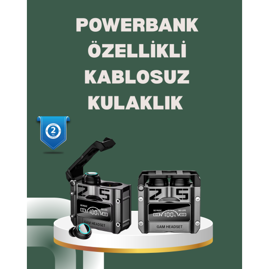 Yüksek Ses Kaliteli Kablosuz Bluetooth Kulaklık Suya Dayanıklı