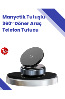 Araç İçi Telefon Tutucu Güçlü Manyetik Vakumlu Model