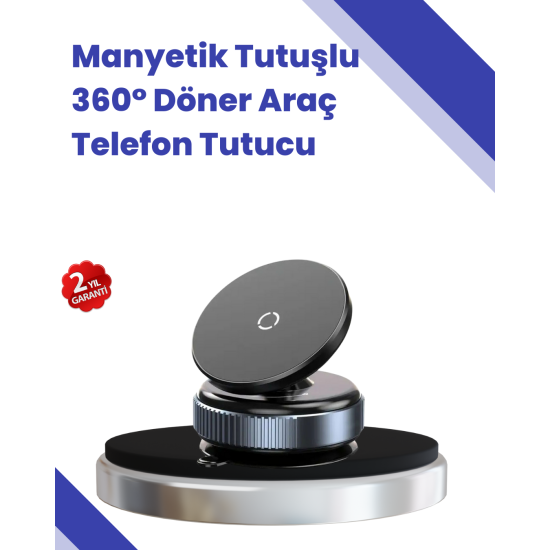 Araç İçi Telefon Tutucu Güçlü Manyetik Vakumlu Model