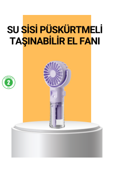 Taşınabilir Şarjlı Su Buharlı Mini Klima Fan