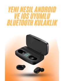 TWS Bluetooth Kulaklık 5.0 Bluetooth Bağlantılı Dokunmatik Kontrol Özelliği