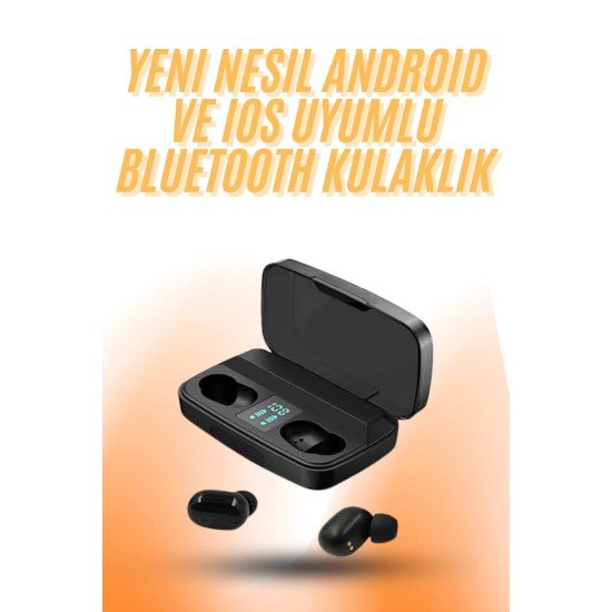 TWS Bluetooth Kulaklık 5.0 Bluetooth Bağlantılı Dokunmatik Kontrol Özelliği
