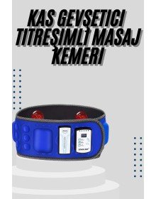 Göbek İnceltme Kemeri Kas Gevşetici Masaj Aleti Titreşimli Masaj Kemeri