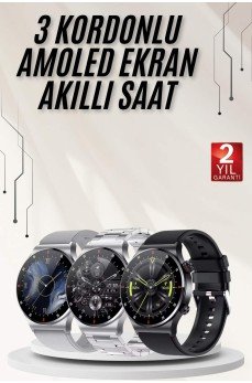 Çok Fonksiyonlu Akıllı Saat Bluetooth Bağlantılı Çağrı Cevaplayabilen Uzun Pil Ömrü