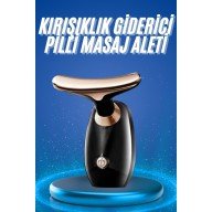Kırışıklık Giderici Yüz Masaj Aleti Pilli Cilt Bakım Cilt Sıkılaştırma Derinlemesine Temizler