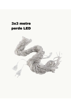 3x3 LED Işık Perdesi Şelale Model İç Dış Mekân Dekorasyonu