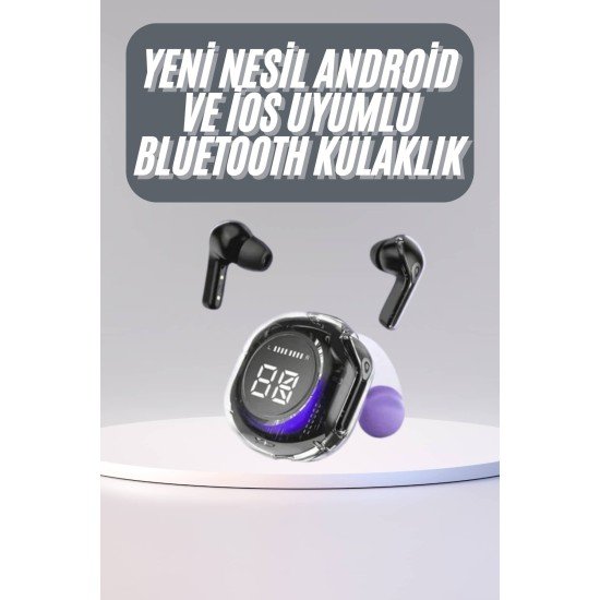Kulak İçi Bluetooth Kulaklık ANC ENC Özellikli Şarj Göstergeli Kablosuz Kulaklık