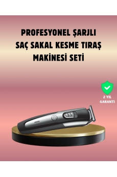 Şarjlı Saç Sakal Kesim Makinesi Detaylı Kesim İçin Hassas Başlıklı