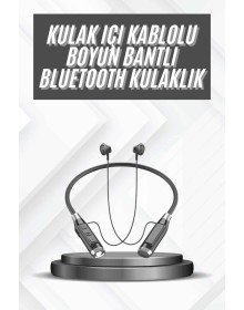 Bluetooth Kulaklık 120 Saat Kullanım Süresi Boyun Askılı Bluetooth Kablosuz Kulaklık
