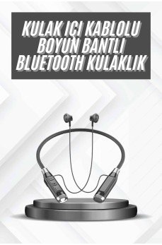 Bluetooth Kulaklık 120 Saat Kullanım Süresi Boyun Askılı Bluetooth Kablosuz Kulaklık