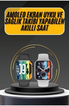 Akıllı Saat Yeni Nesil Android ve İOS Uyumlu Titreşim Modlu Alarm Kronometre