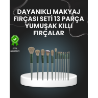 13'lü Fiber Kıllı Yumuşak Makyaj Fırçası Seti Taşınabilir ve Ergonomik Tasarım