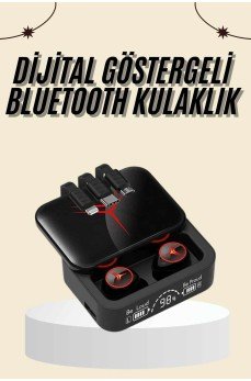 Kablosuz Şarj Göstergeli Powerbank Özellikli Bluetooth Kulaklık Çağrı Cevaplayabilen
