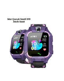 S10 Mor Akıllı Çocuk Saati