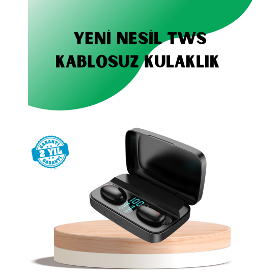 MikroSD Kartlı, Titreşimli Uyarılı Bluetooth 5.2 Kulaklık