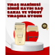 Erkek Saç Sakal Tıraş Makinesi Kablolu Altın Renk Dayanıklı