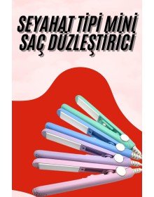 Seyahat Tipi Taşınabilir Saç Düzleştirici Saç Şekillendirici Yüksek Isı Ayarlı