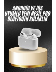 Beyaz Android ve İOS Uyumlu Yüksek Performanslı Uzun Pil Ömrü