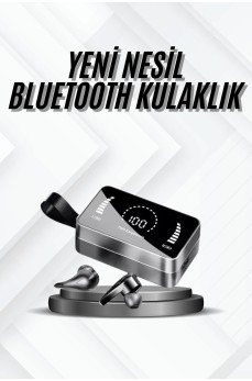TWS Bluetooth Kulaklık Kablosuz Uzun Pil Ömrü Dijital Göstergeli Powerbank