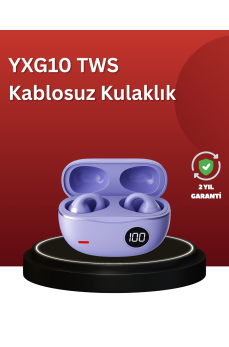 YXG10 Açık Kulak Bluetooth Kulaklık – Klipsli, Güvenli Spor Tasarım, 30 Saat Pil