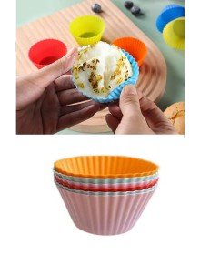 6 Adet Yıkanabilir Mini Tırtıklı Muffin Kalıbı- Ribanalı Kek-Cupcake- Renkli Hamur Işi Kabı