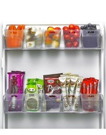 6 lı Buzdolabı İçi Mini Düzenleyici Kutu Organizer - Buzdolabı Kapak Düzenleyici