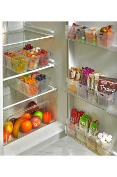 6 lı Buzdolabı İçi Mini Düzenleyici Kutu Organizer - Buzdolabı Kapak Düzenleyici