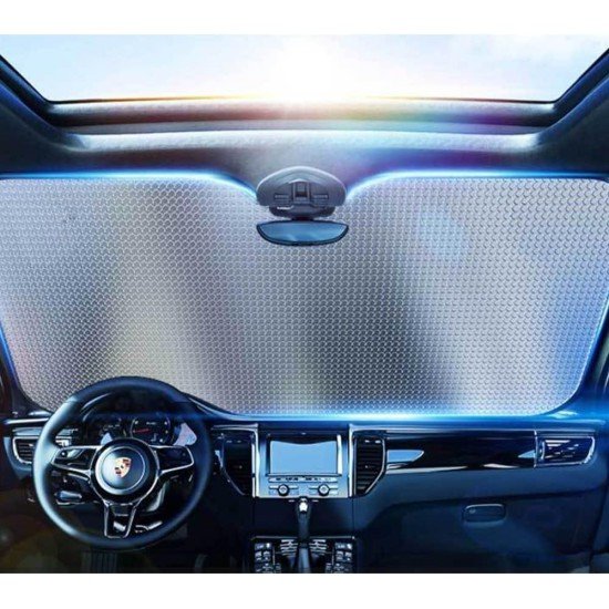 Araç Ön Cam Güneşlik UV ve Isı Koruma Katlanabilir Toyota Corolla Skoda Superb Dacia Duster Ford Focus