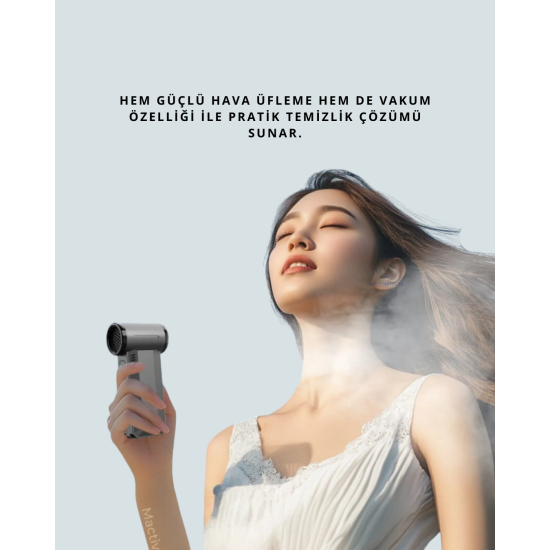 Yüksek Hızlı Kablosuz El Tipi Hava Üfleme Temizlik Cihazı