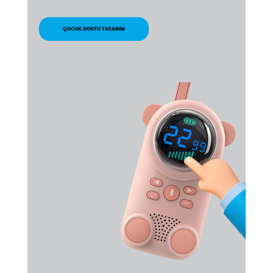 Uzun Menzilli Bebek Telsizi – VOX Modlu, Renkli LCD Ekranlı Uzun Menzilli Bebek Telsizi – VOX Modlu, Renkli LCD Ekranlı