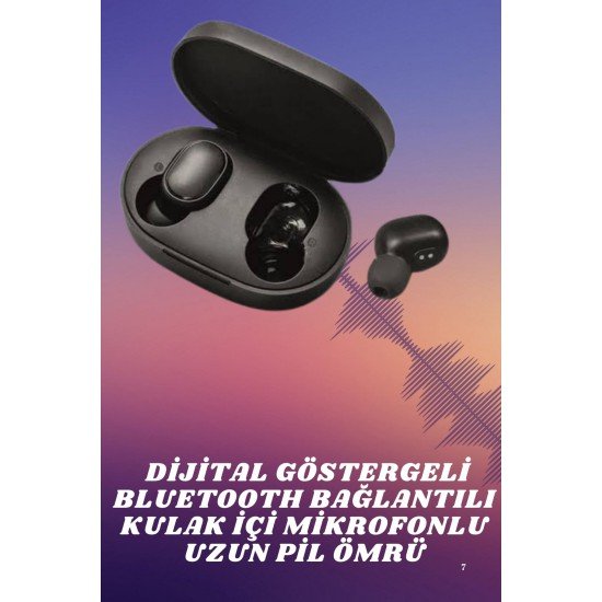 Kablosuz Kulak İçi Bluetooth Kulaklık Stereo Dokunmatik Kontrollü Kulaklık Kablosuz Kulak İçi Bluetooth Kulaklık Stereo Dokunmatik Kontrollü Kulaklık