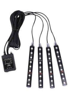 Araç Içi Aydınlatma Kumandalı 12 Led Ayak Altı Led Ambiyans Işığı Sese Duyarlı Kumandalı Araç Içi Aydınlatma Kumandalı 12 Led Ayak Altı Led Ambiyans Işığı Sese Duyarlı Kumandalı