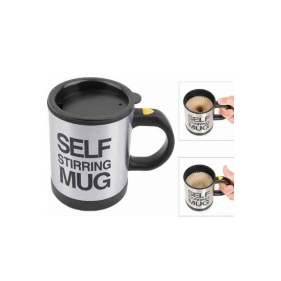 Sıcak Tutan Termos Bardak Kendi Kendini Karıştıran Mikser Kupa