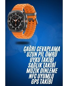 2025 Model Gelişmiş Özellikli Nabız Sensörlü Spor Takibi Yapabilen Titreşimli Saat