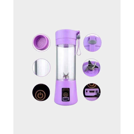 Mini Taşınabilir Blender 380ml USB Şarjlı Detoks Smoothie Hazırlayıcı